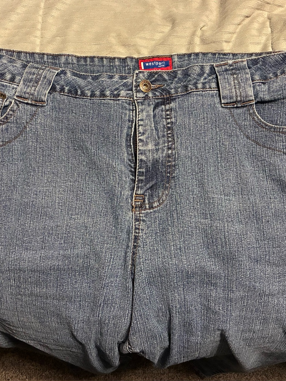 Westport Woman’s Light Blue Relaxed Fit Jeans